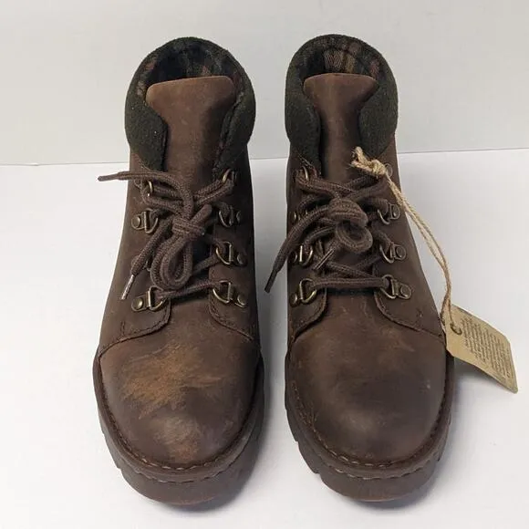 Born Sopris Hiker Boots, Brown Leather, Womens 8 M (EU 39)
