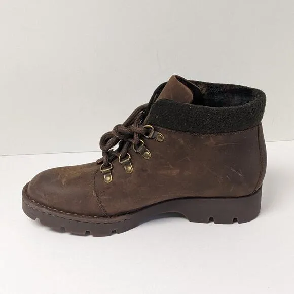 Born Sopris Hiker Boots, Brown Leather, Womens 8 M (EU 39)