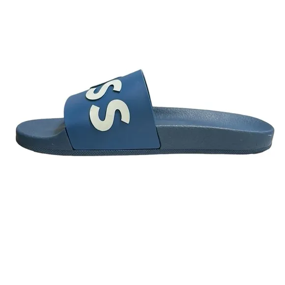 Boss Blue Slide Sandals Men’s Size 42