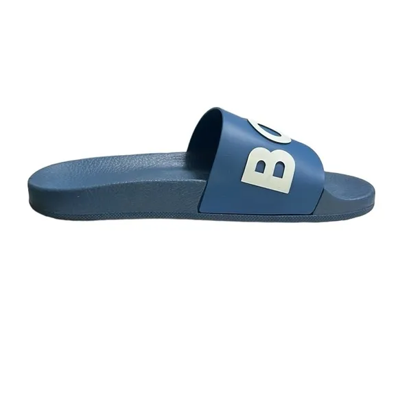 Boss Blue Slide Sandals Men’s Size 42