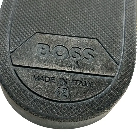 Boss Blue Slide Sandals Men’s Size 42