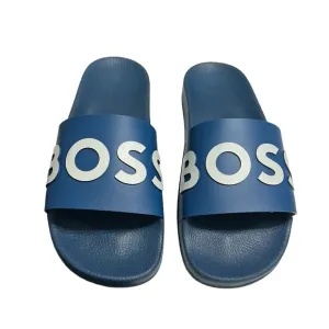 Boss Blue Slide Sandals Men’s Size 42