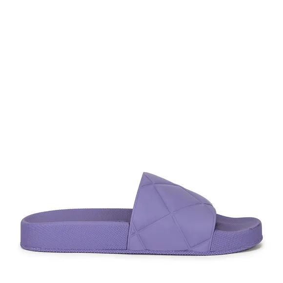 Bottega Veneta Purple Slides