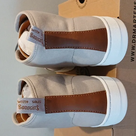 Brand New Dr. Martens Boots Coburg Mens 13 Tan and White