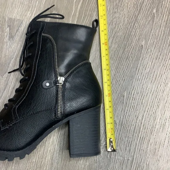 Brand New High Heel Black Boots Size 9.5