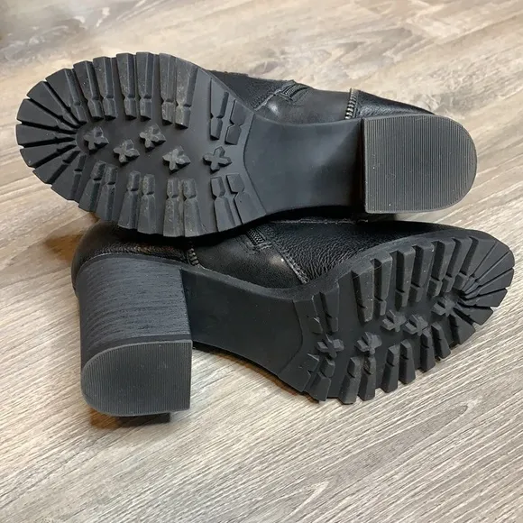 Brand New High Heel Black Boots Size 9.5