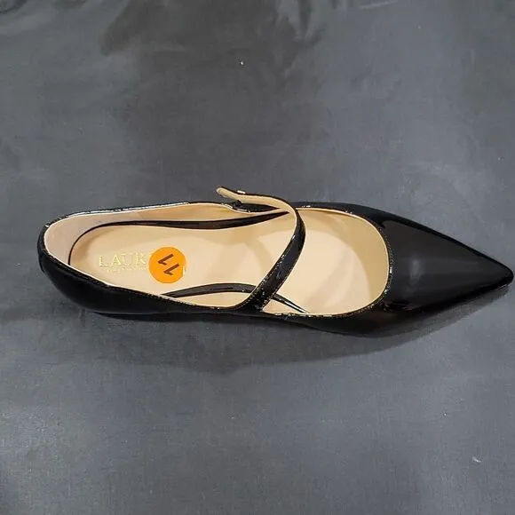 BRAND NEW LAUREN RALPH LAUREN LONDYN PATENT LEATHER MARY JANE BALLET FLATS