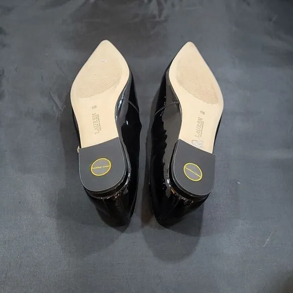 BRAND NEW LAUREN RALPH LAUREN LONDYN PATENT LEATHER MARY JANE BALLET FLATS
