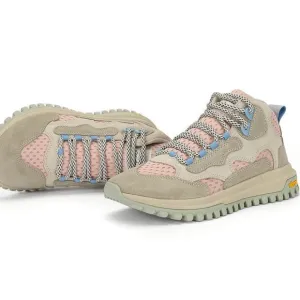 Brandblack SANTA MONICA Fog Blush Tan Olive Sneakers with Rugged Outsole
