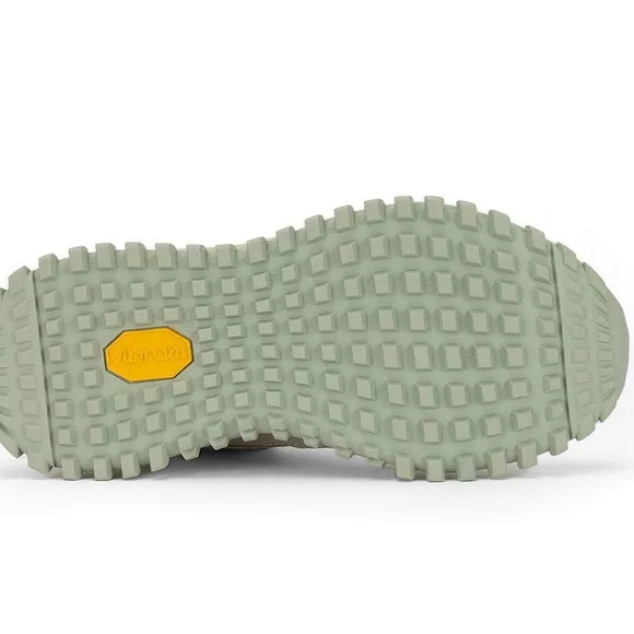 Brandblack SANTA MONICA Fog Blush Tan Olive Sneakers with Rugged Outsole