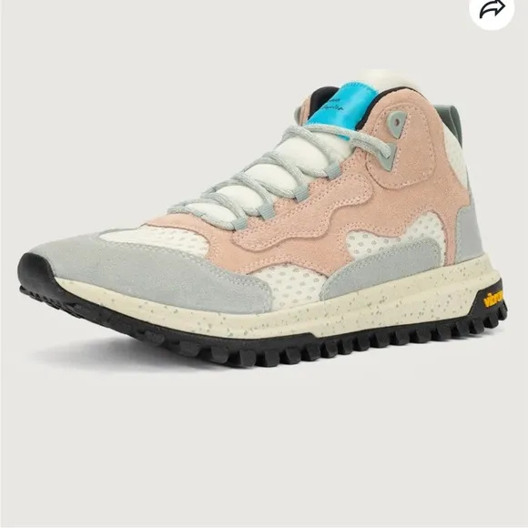 Brandblack SANTA MONICA Gray and Tan AQUA Sneakers with Vibram Sole