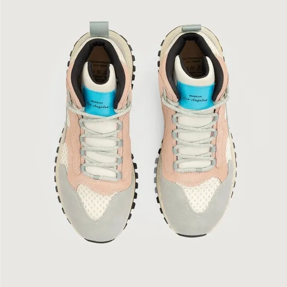Brandblack SANTA MONICA Gray and Tan AQUA Sneakers with Vibram Sole