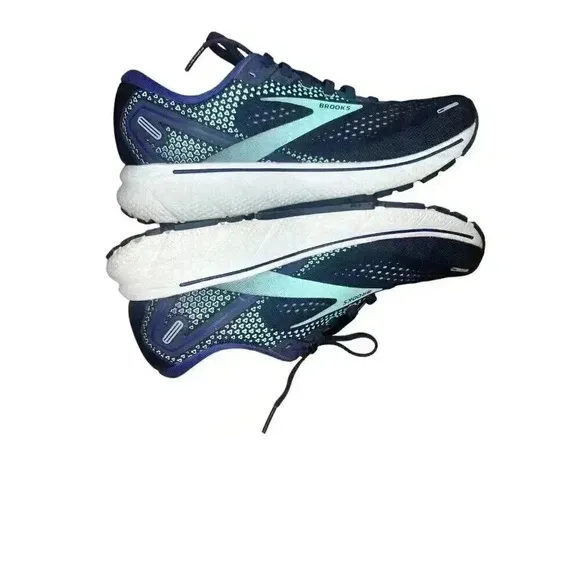 Brooks Ghost 14 Peacoat Yucca Navy Road-Running Sneakers Women’s Size 8 Medium