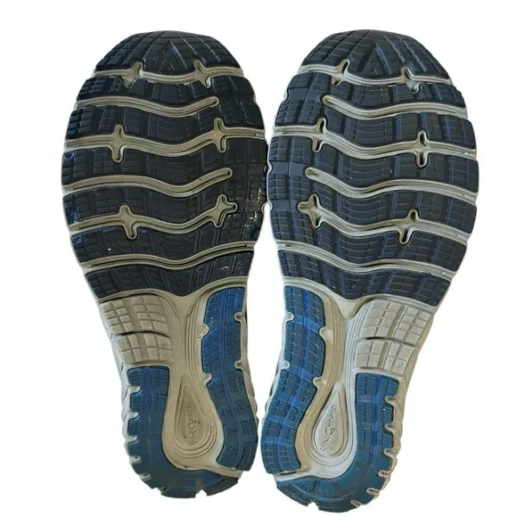 BROOKS GLYCERIN 15 Mens Gray Blue Running Jogging Outdoor Sneakers US 12D