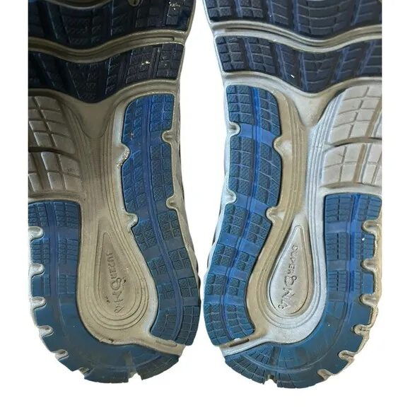 BROOKS GLYCERIN 15 Mens Gray Blue Running Jogging Outdoor Sneakers US 12D
