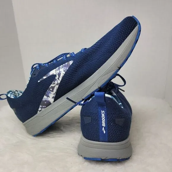 Brooks Revel 5  Blue Gray Athletic Men's Sneakers Running  Shoes Size 11