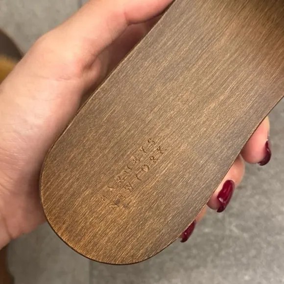 Brown Fur Slide Sandals