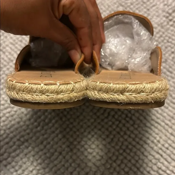 Brown Suede Slip-On Loafers with Rounded Toe