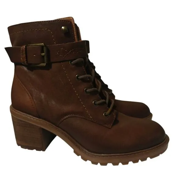 Brown Zodiac heeled Boots sz 10