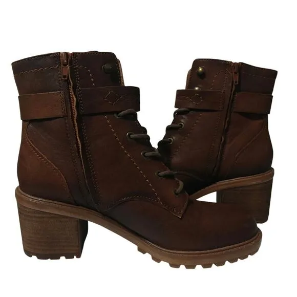 Brown Zodiac heeled Boots sz 10