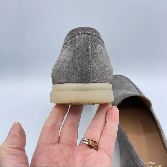 Bruno Magli Suede Loafers 11.5/12 Gray