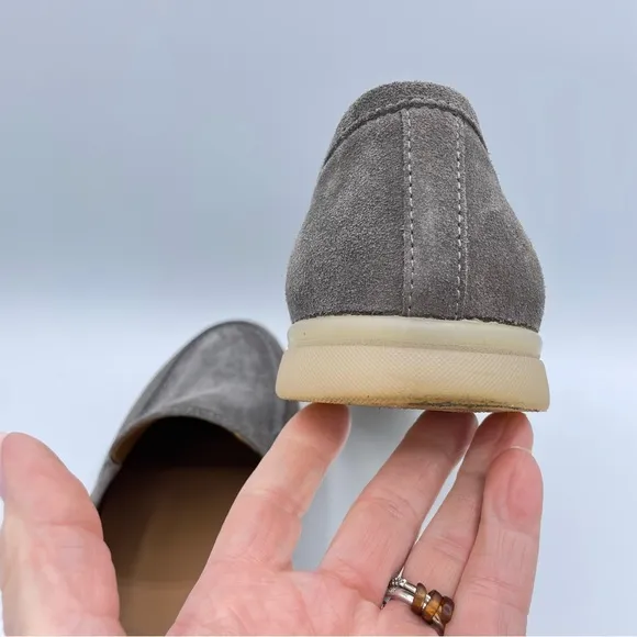 Bruno Magli Suede Loafers 11.5/12 Gray