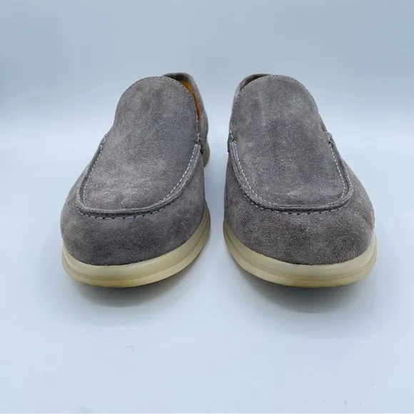 Bruno Magli Suede Loafers 11.5/12 Gray
