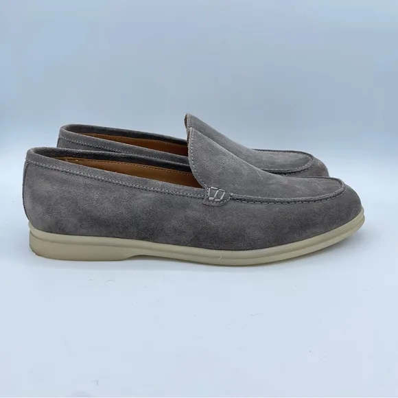 Bruno Magli Suede Loafers 11.5/12 Gray