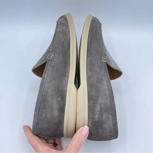 Bruno Magli Suede Loafers 11.5/12 Gray