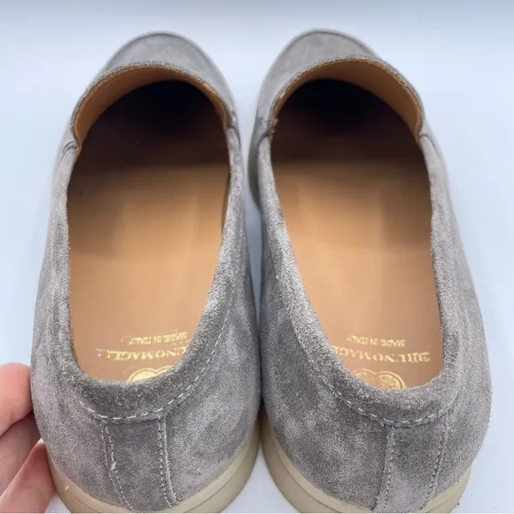 Bruno Magli Suede Loafers 11.5/12 Gray