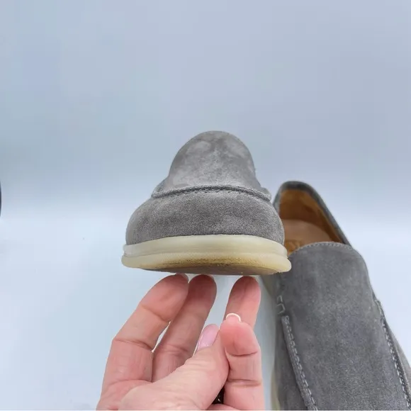 Bruno Magli Suede Loafers 11.5/12 Gray