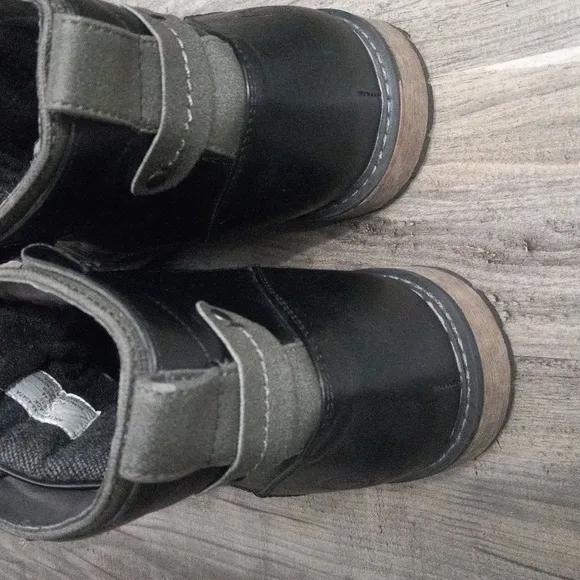 BullBoxer B-52 Men's Lace Up Black &amp; Gray Datails Boots Size 11