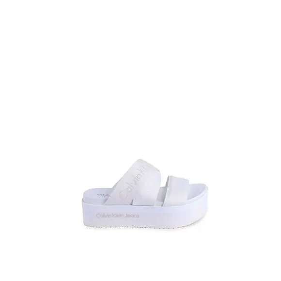 Calvin Klein Womens Sandal White YW0YW01361YBR