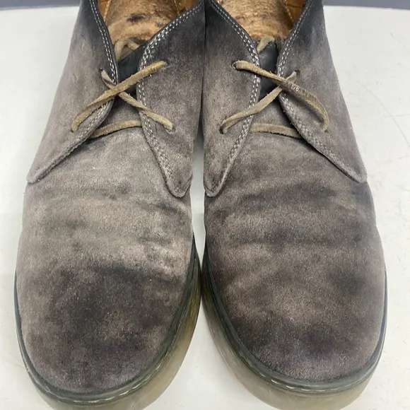 Camper Gray Suede Lace-Up Ankle Boot Shoes