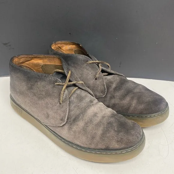 Camper Gray Suede Lace-Up Ankle Boot Shoes