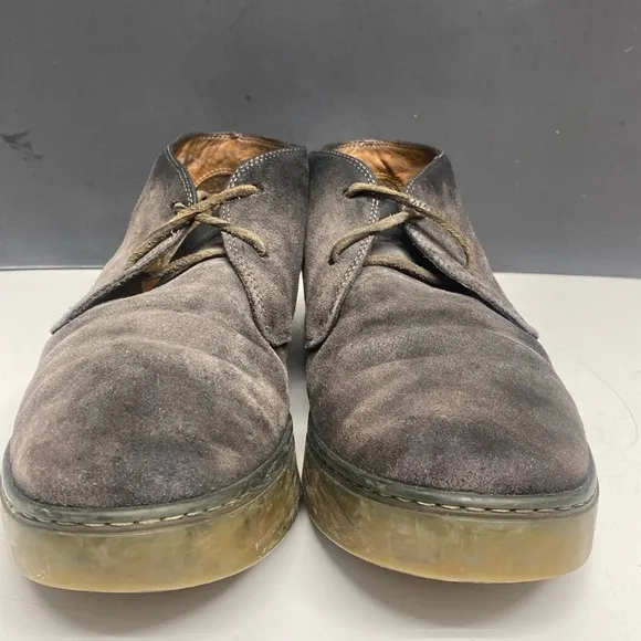Camper Gray Suede Lace-Up Ankle Boot Shoes