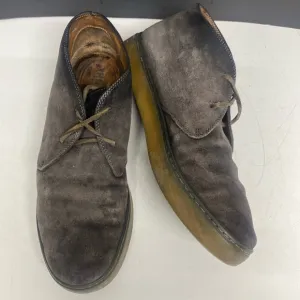 Camper Gray Suede Lace-Up Ankle Boot Shoes