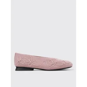 Camper Twins K201672002 Embroidered Flats Women Pink Ballet &amp; Dance