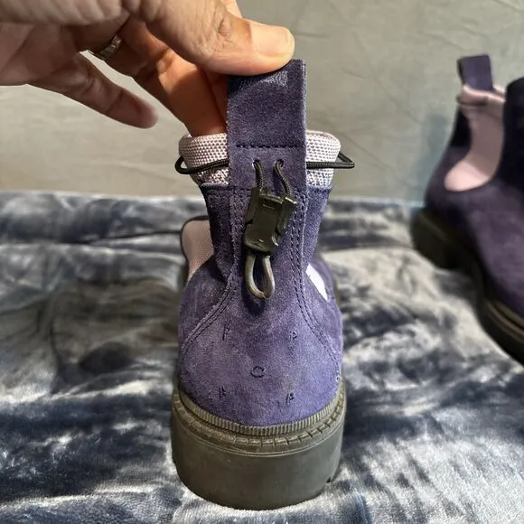 Camper x Pop Trading Company Oiled Suede Chelsea Boots Vibram EU 41 Purple 8.5M
