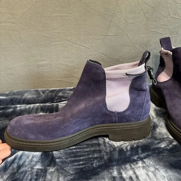 Camper x Pop Trading Company Oiled Suede Chelsea Boots Vibram EU 41 Purple 8.5M