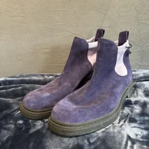Camper x Pop Trading Company Oiled Suede Chelsea Boots Vibram EU 41 Purple 8.5M