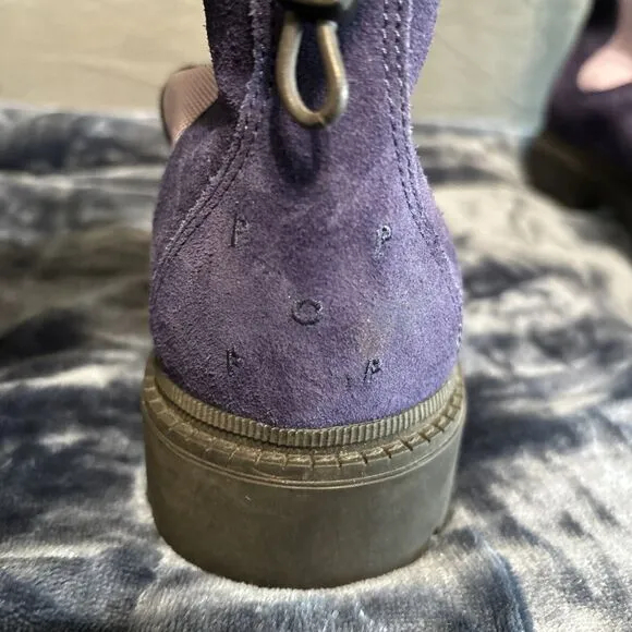 Camper x Pop Trading Company Oiled Suede Chelsea Boots Vibram EU 41 Purple 8.5M