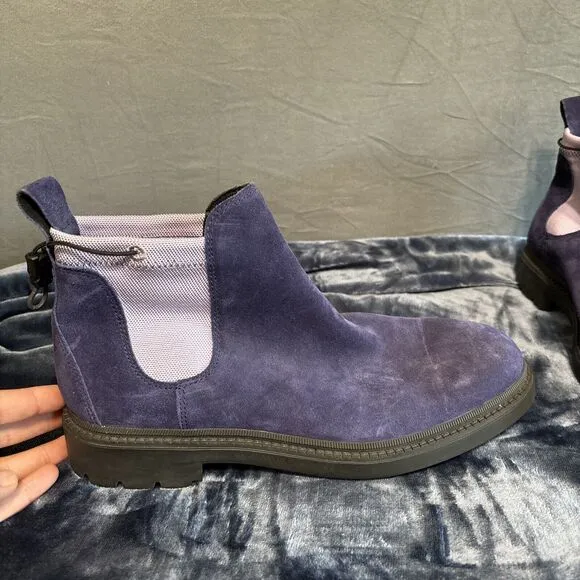 Camper x Pop Trading Company Oiled Suede Chelsea Boots Vibram EU 41 Purple 8.5M