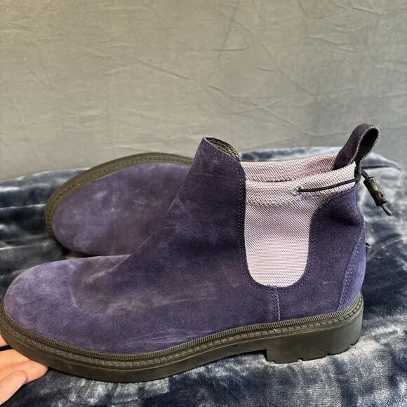 Camper x Pop Trading Company Oiled Suede Chelsea Boots Vibram EU 41 Purple 8.5M