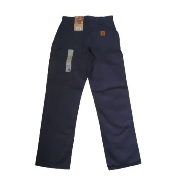 Carhartt Men's Loose Original Fit Canvas Work Dungaree Pants Navy 32X32 Set Of 2