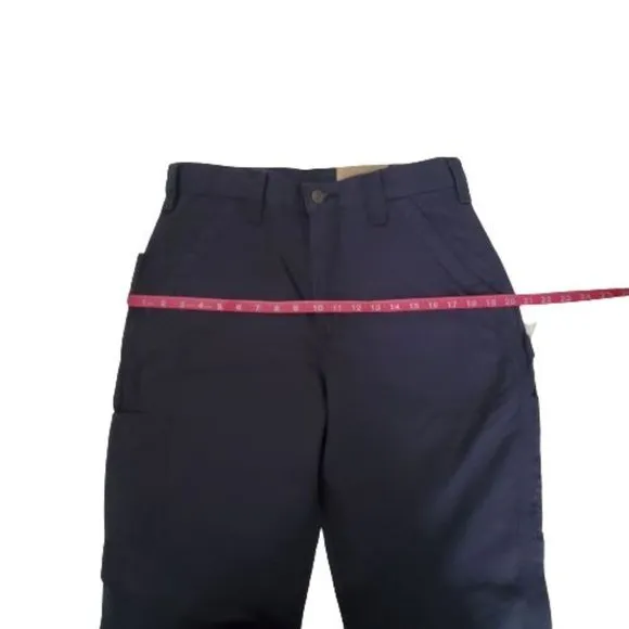 Carhartt Men's Loose Original Fit Canvas Work Dungaree Pants Navy 32X32 Set Of 2