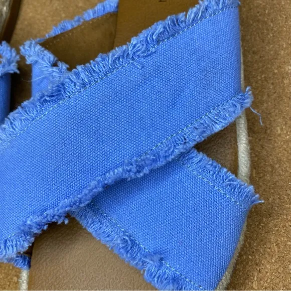 Caslon Paxton Slide Sandal blue size 5.5