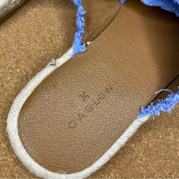 Caslon Paxton Slide Sandal blue size 5.5