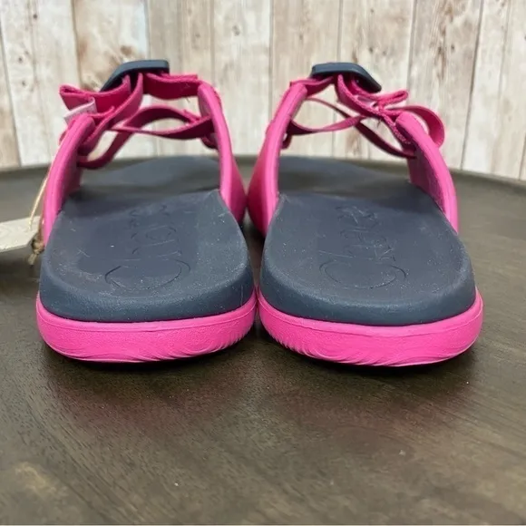 Chaco Chillos Kids Magenta Slide Sandals Size 5