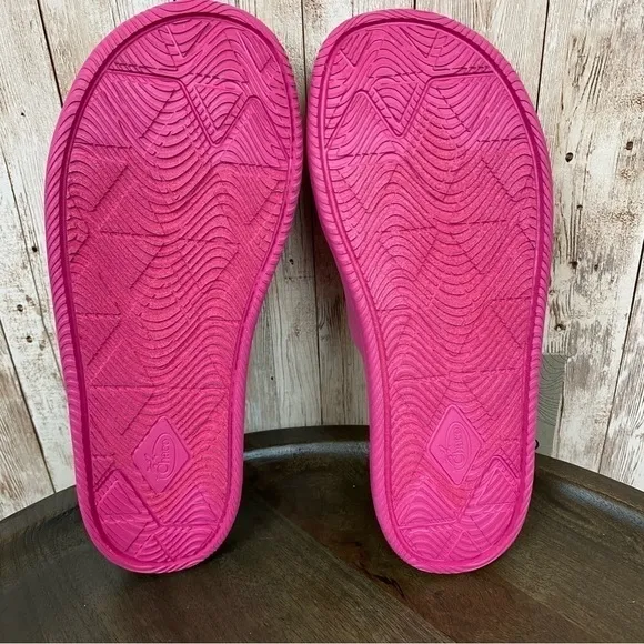 Chaco Chillos Kids Magenta Slide Sandals Size 5
